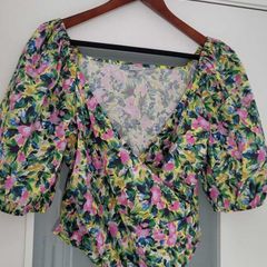 PIMKIE floral crop top Sz 10UK