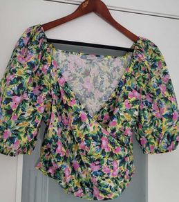 PIMKIE floral crop top Sz 10UK