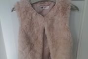 H&amp;M fur gilet / cardigan