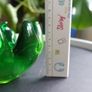 Vintage Incredibly Rare Arte Nuova Pustetto & Zanetti Murano Uranium Glass Ashtray Image 8
