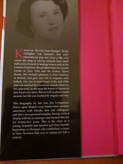 Bridie Gallagher / The Girl from Donegal/ Jim Livingstone/ 2015/ 1st edition