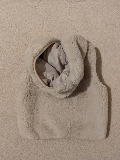 Zara Kids Faux Fur Reversible Gilet Jacket