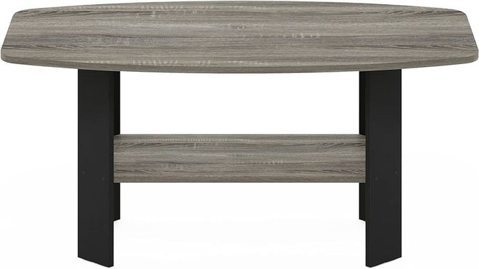 FREE EXPRESS SHIPPING Simple Design Coffee Table, Side Table, French Oak/Black