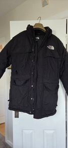 North Face hivent black padded 3/ Length ski Jacket