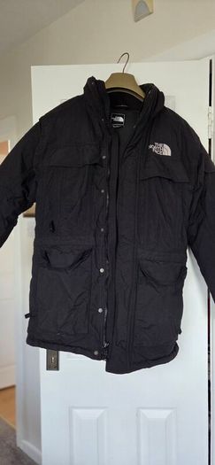 North Face hivent black padded 3/ Length ski Jacket