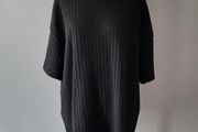 Shein black ribbed top, Size 3XL / UK22