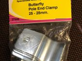 25 - 28 Mm Butterfly Pole End Clamps