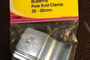25 - 28 Mm Butterfly Pole End Clamps