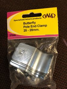 25 - 28 Mm Butterfly Pole End Clamps