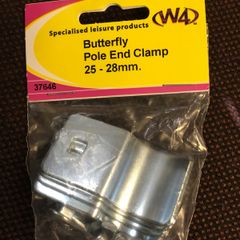 25 - 28 Mm Butterfly Pole End Clamps