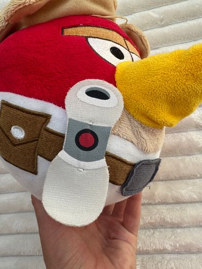 Angry Birds Star Wars approx. 9 Luke Skywalker Plush Soft Used Please look on the Bottom of the toy look at the pictures