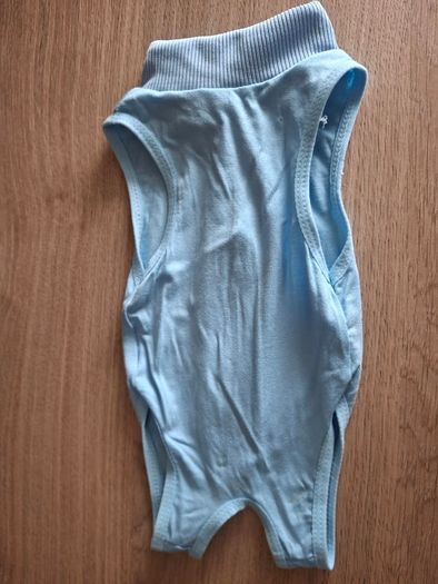 Sky blue cat onesie/recovery suit