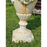 Pair of Tall Cast Iron Urn with Lid H356 Image 3