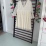 dress Bnwt cream lace mini dress grace & mila size small 10 Image 4