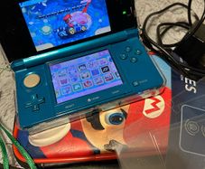 Modded Nintendo 3DS Aqua Blue