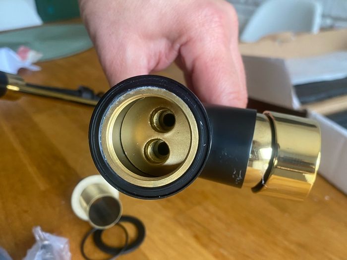 Kitchen tap - Brass Pull-Down Kitchen Mixer Tap / NEW