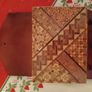 Yosegi letter rack ,wall mounted, marquetry, wooden letter rack Image 6