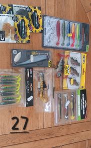Fishing: Selection Of Bass Baits/lures