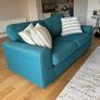 Sofa,4 cushions and a footstool Image 2
