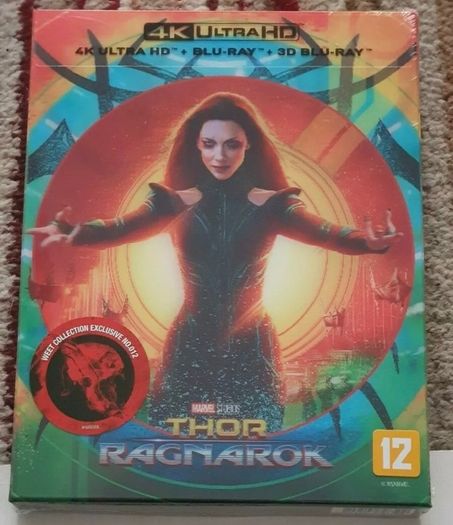 Thor Ragnarok 4K 3D & 2D Blu-ray Steelbook WeET Collection