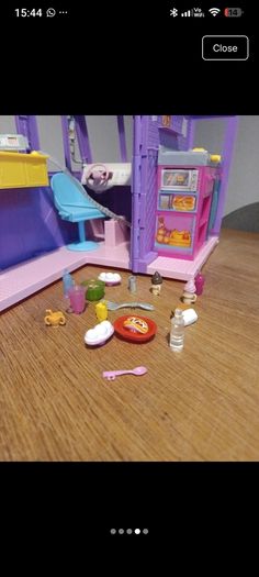 Barbie Fresh n Fun Purple Food Truck with accessories