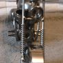 White metal made motor bike Image 3