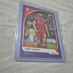 Liverpool Football Card Cody Gakpo /175 Purple