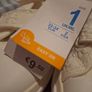 NEW Pennies Cream plimsolls Image 2