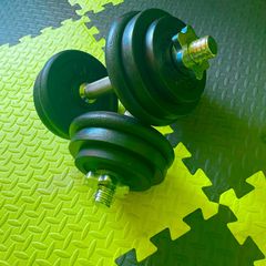 Cast iron dumbbells