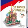 3D Puzzles for Kids Architecture Model Kit St. Basil's Cathedral Russia Papercraft Jigsaw Puzzle for Kids Russia Souvenir for Adults and Kids, 92 Pieces Image 4