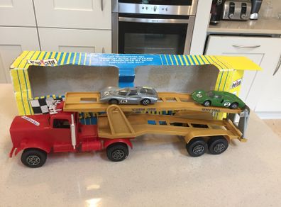 Polistil Car Transporter Year 1983 53 cm long