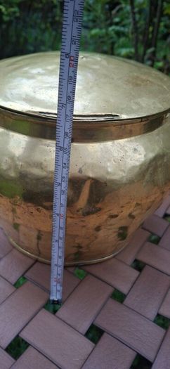 Antique Brass Pot