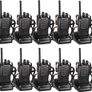 10pcs Two-Way Radio Walkie Talkies-Long Range Walkie Talkie 16CH Single Band LED Light Voice Prompt with Original Earpieces (FREE SHIPPING) Image 2