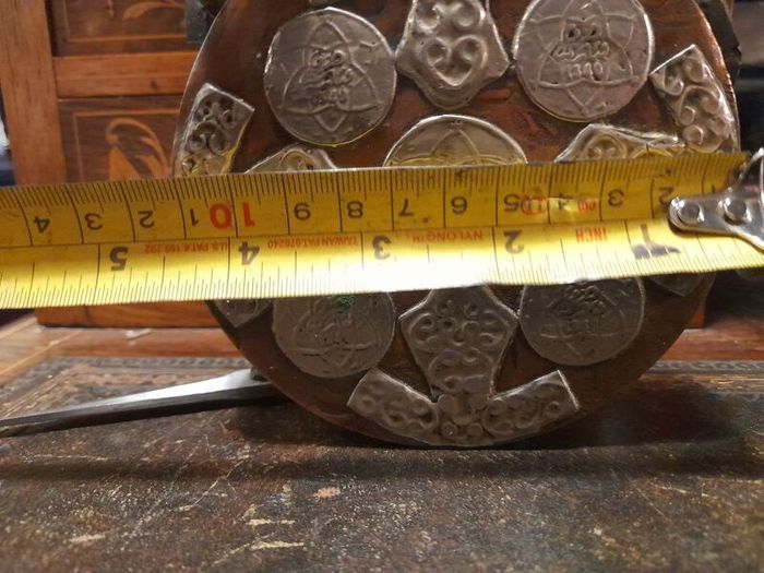 Antique Copper Gun Powder Flask