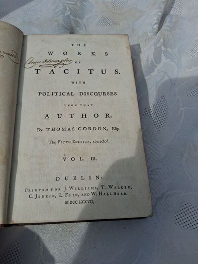 9 X Georgian Leatherbound Books(Some Irish Interest)