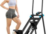 Stair Stepper with 6 Resistances Foldable Stairmaster Machine for Home Gym Workout, 160kg Load-Bearing Capacity Cardio Stair Climber with Low Noise