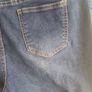 High Waist Distressed Jeans with turnup. Image 5