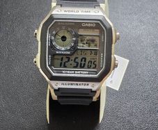 Casio digital watch AE-1200WH-1CVEF Silver black