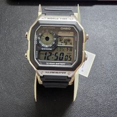 Casio digital watch AE-1200WH-1CVEF Silver black