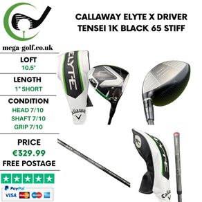 Callaway Elyte X Driver / 10.5 Degree / Tensei 1K Black 65 Stiff