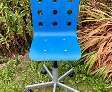 IKEA JULES Junior Childrens Adjustable Swivel Desk Chair Blue