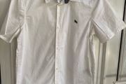 Boys white short sleeved shirt