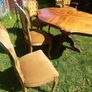 Vintage Dining table and chairs Image 3