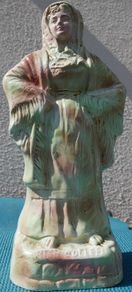 Antique Porcelain Figurine Irish Colleen
