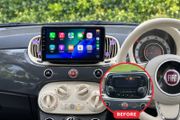 Fiat 500 Apple CarPlay &amp; Android Auto Radio