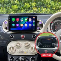 Fiat 500 Apple CarPlay & Android Auto Radio