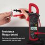 Clamp Multimeter Digital On Meter DC AC Voltmeter Auto Range Ohm Volt Amp Tester Image 8