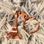 Paris in Your Pocket Eiffel Tower Keychain rose gold Image 3