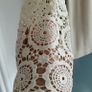 Unbranded beige top with crochet style sleeves Sz M (Fit 10-12 UK) Image 5