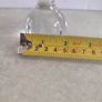 Vintage Crystal Bud Vase Diamond Cut 15.5cm Tall With Havey Base Work As Paper Wight. Image 4